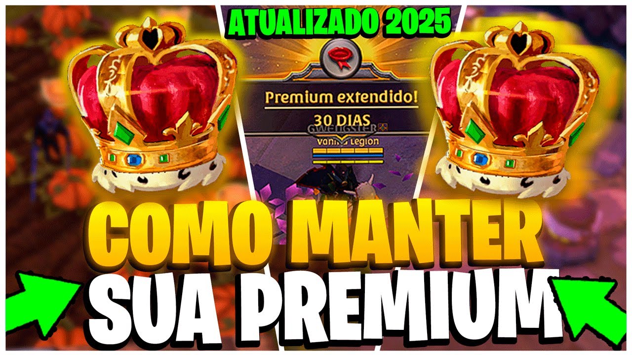 ⚠️ NÃO PERCA SUA PREMIUM! Veja COMO MANTER a PREMIUM em 2025! - Albion Online