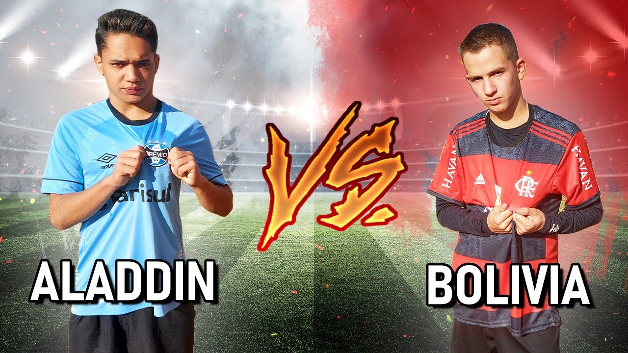 ALADDIN E BOLIVIA SE ENFRENTARAM EM UM DESAFIO LEND&Aacute;RIO DE FUTEBOL !