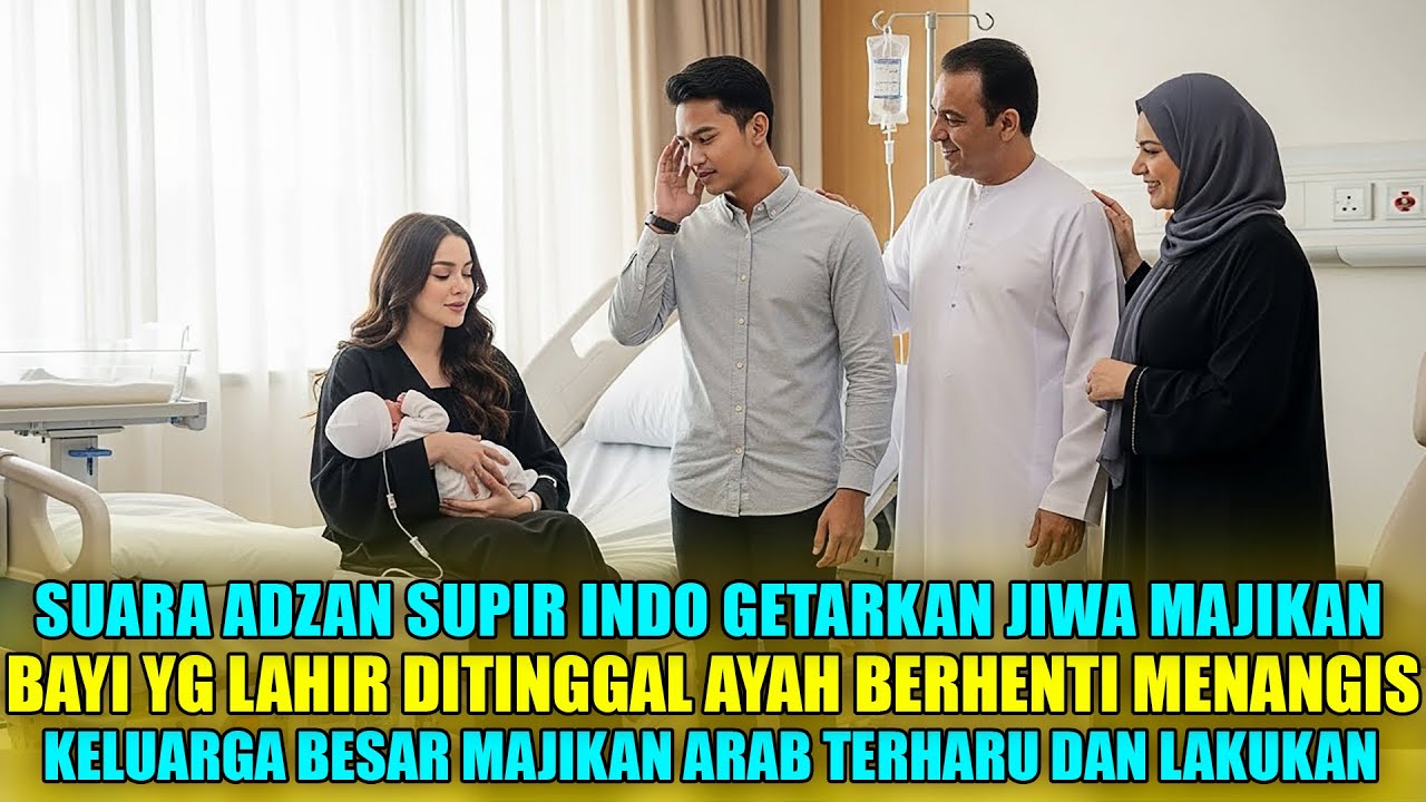 SUBHANALLAH! SUARA ADZAN SUPIR INDO MENGHENTIKAN TANGIS BAYI MAJIKAN CANTIK