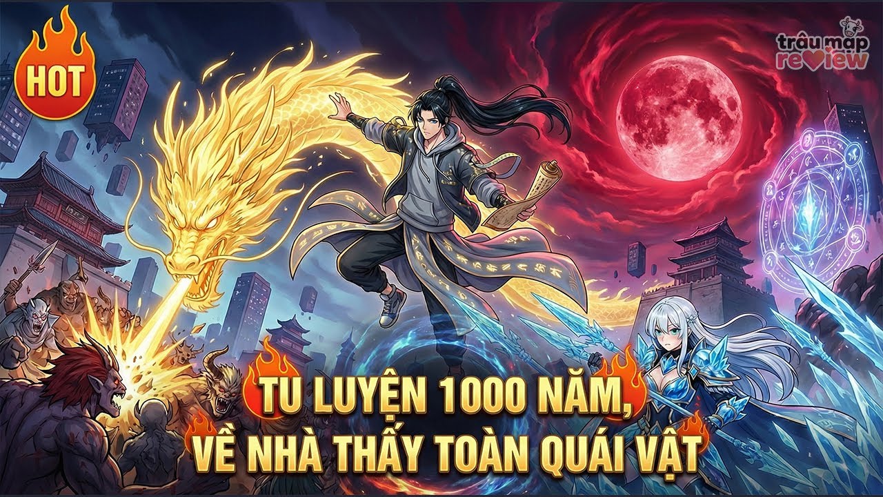 《HOT》Tu Luyện 1000 Năm, Về Nhà Thấy Toàn Quái Vật | Truyện 3D | 1 - 80 | Trâu Mặp Rivew