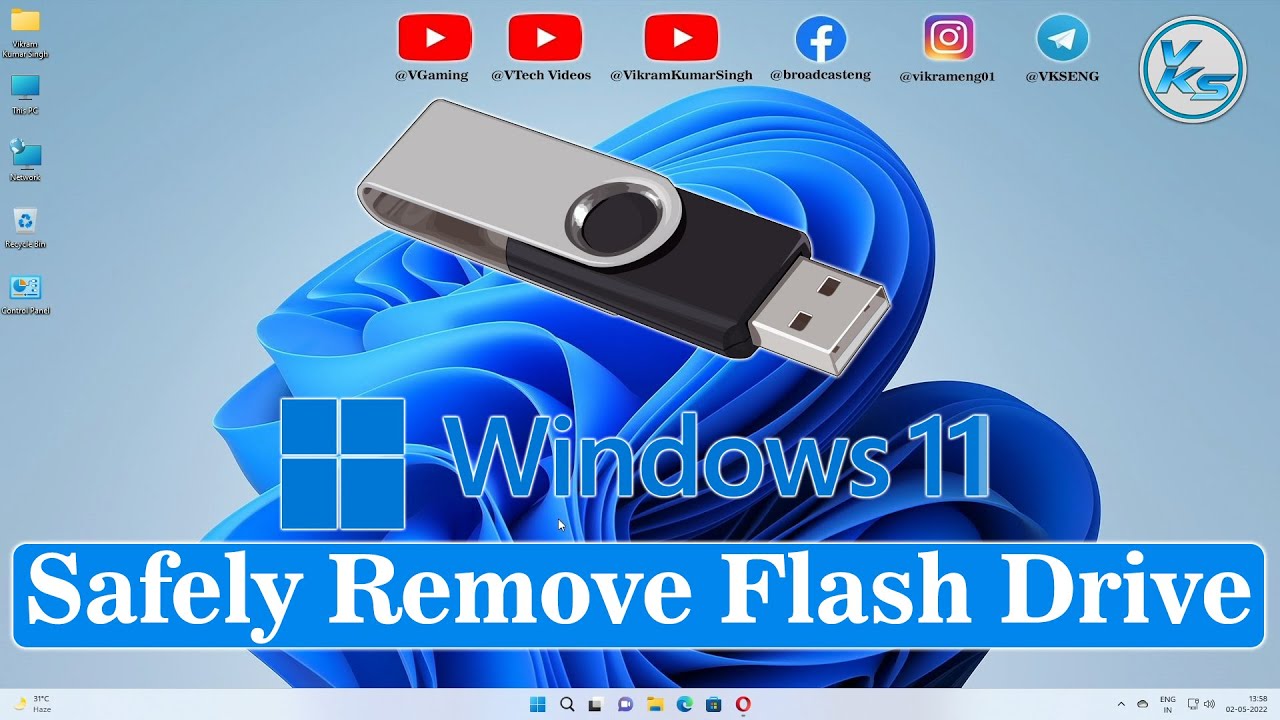 ✅ How To Eject Flash Drive From Windows 11
