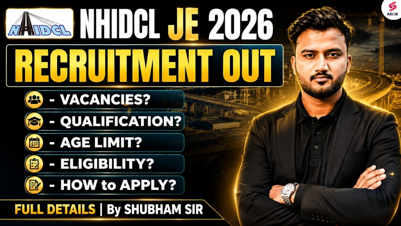 NHIDCL Recruitment 2026 | NHIDCL Vacancy 2026 | NHIDCL Associate Recruitment 2026 | Shubham Sir
