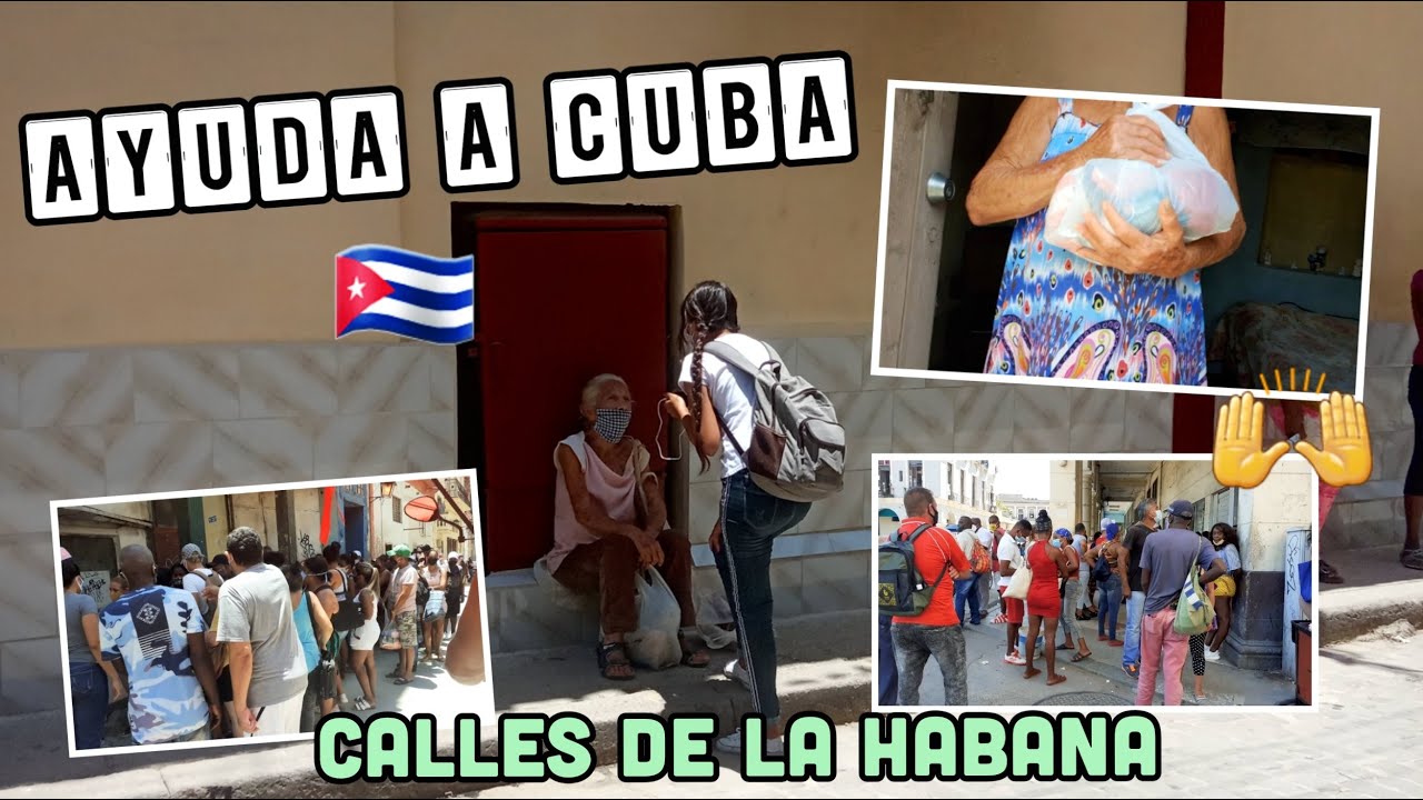 Calles de la HABANA Blog. Ayudando a los necesitados😥