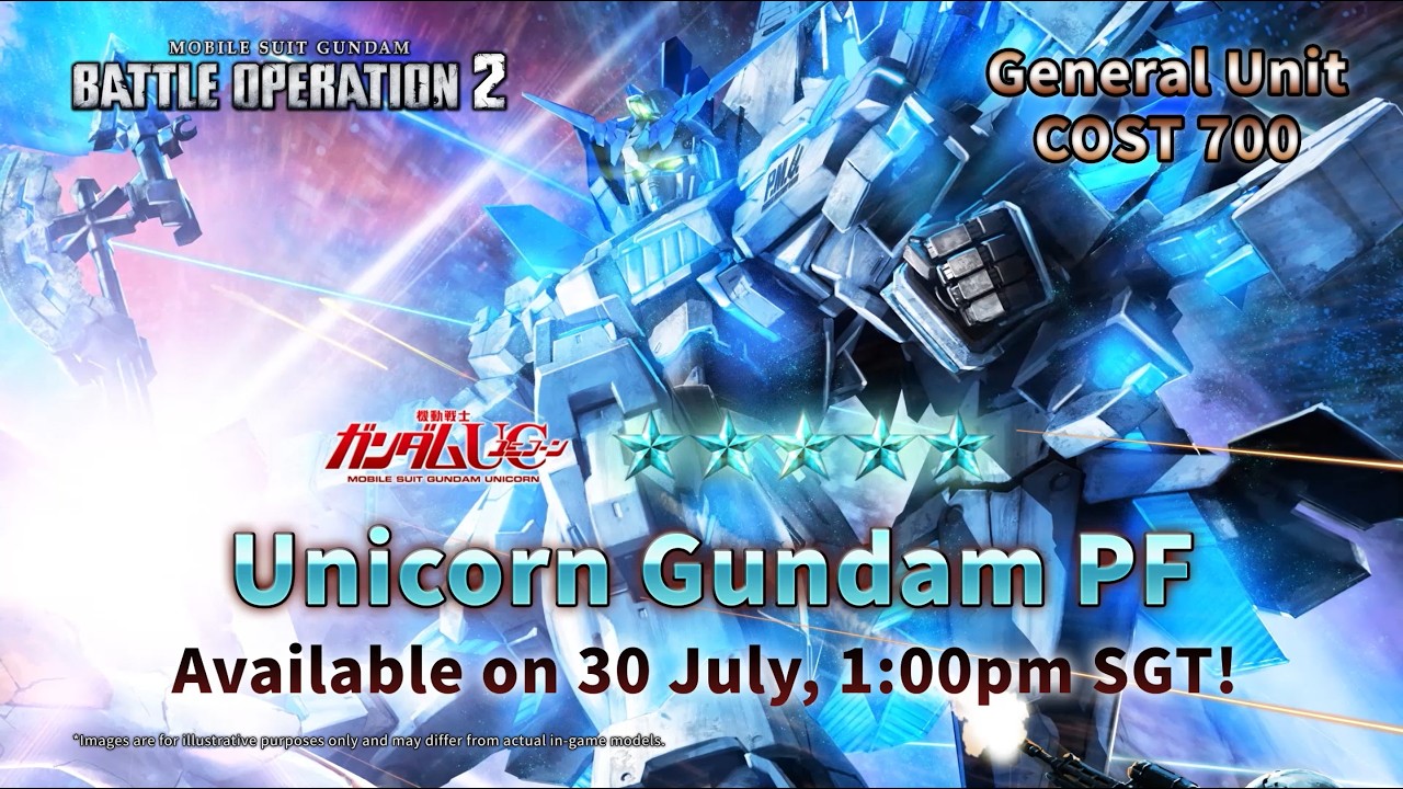 MOBILE SUIT GUNDAM BATTLE OPERATION 2 - Unicorn Gundam PF Trailer