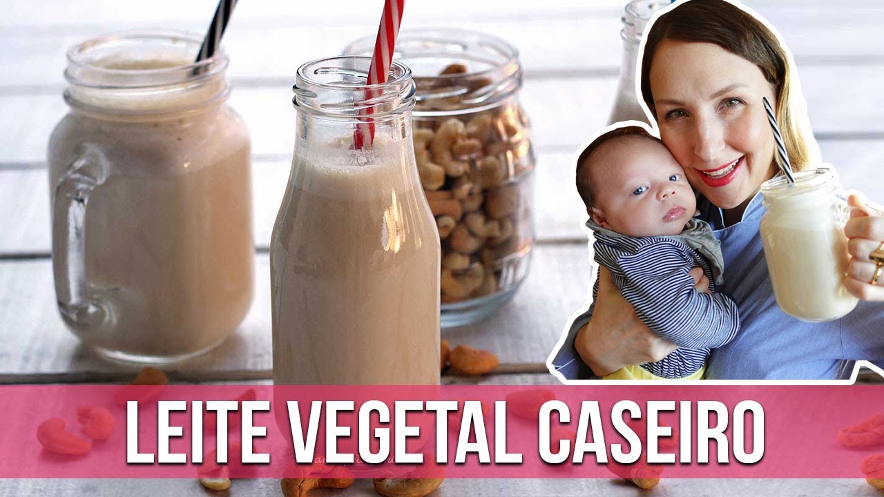 LEITE VEGETAL CASEIRO FÁCIL E RÁPIDO [NÃO PRECISA COAR NEM DEIXAR DE MOLHO]