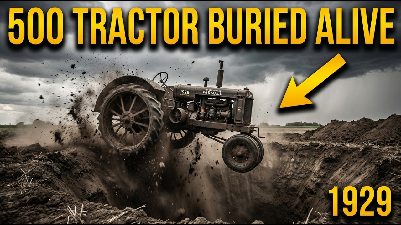 1929 The Day 500 Tractors Were Buried Alive During The Great Depression