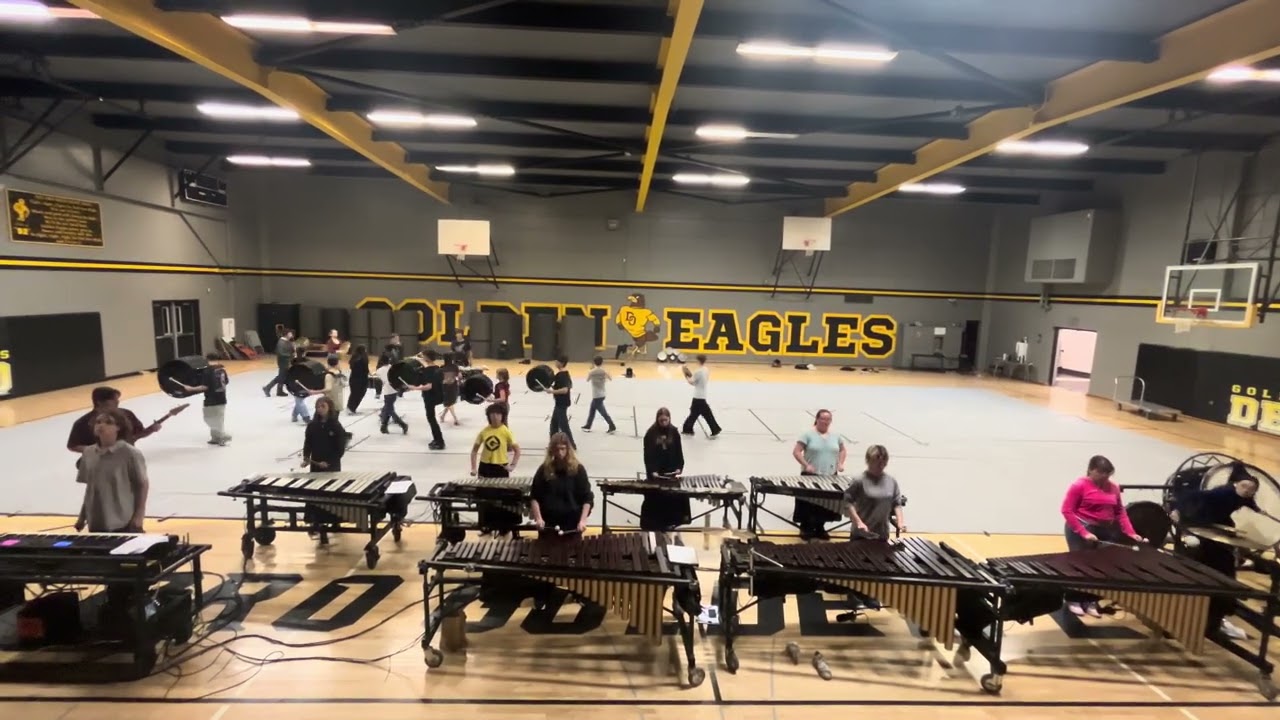 Del Oro Winter Percussion Rehearsal Runthrough 02/25/26 