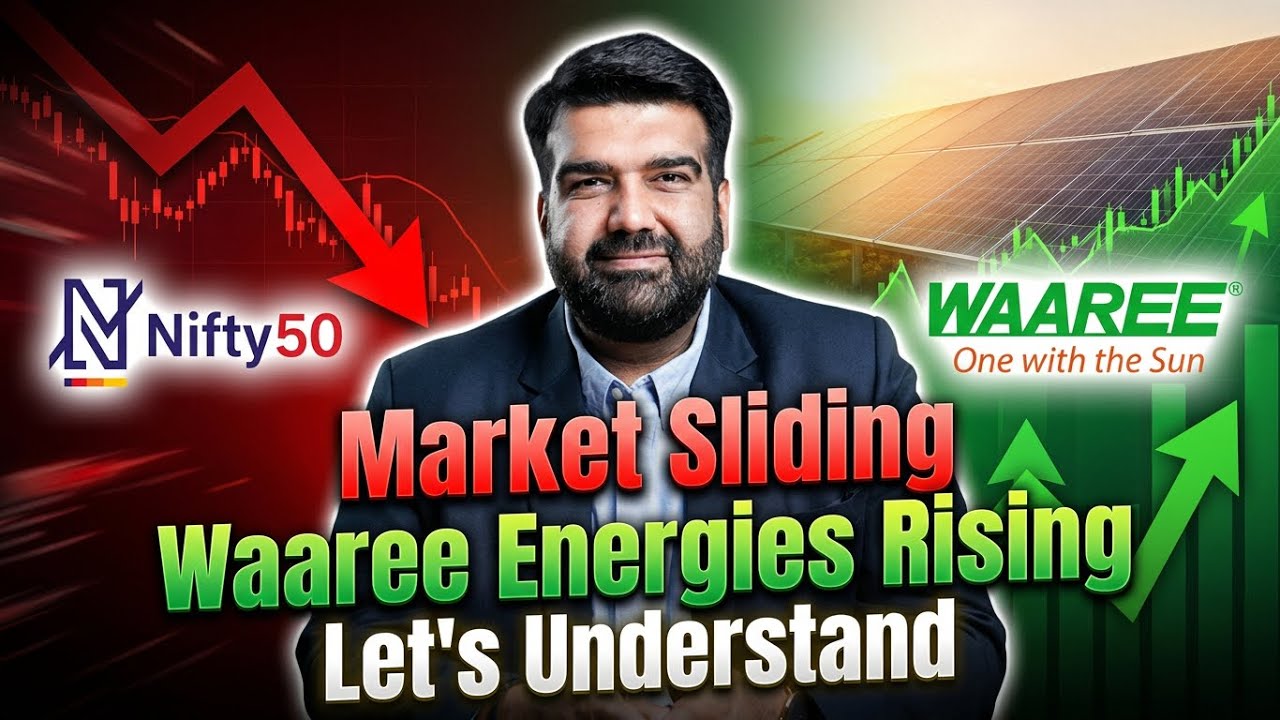 Market toot raha War chal raha -Waaree Energies upar kyun? Smart money kuch jaanta? #waareeenergies 