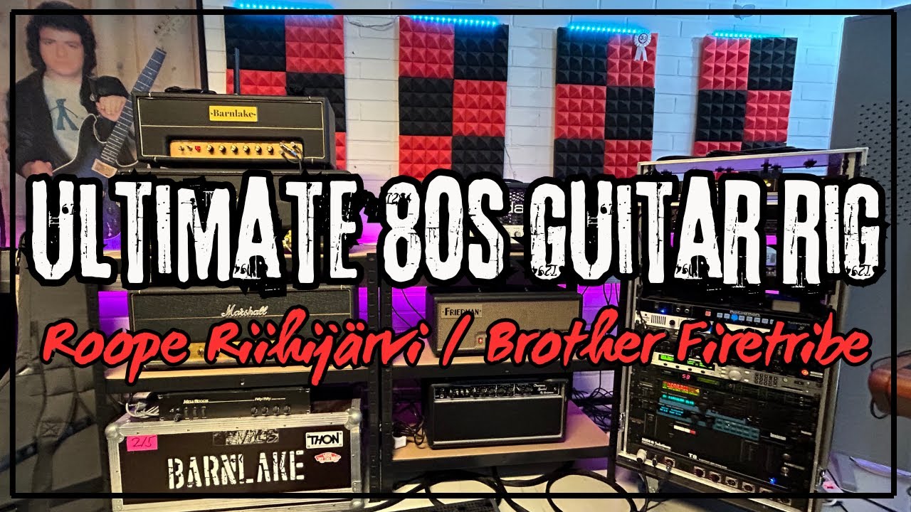 The ULTIMATE 1980s GUITAR RIG! | Marshall, Lexicon, Eventide etc.