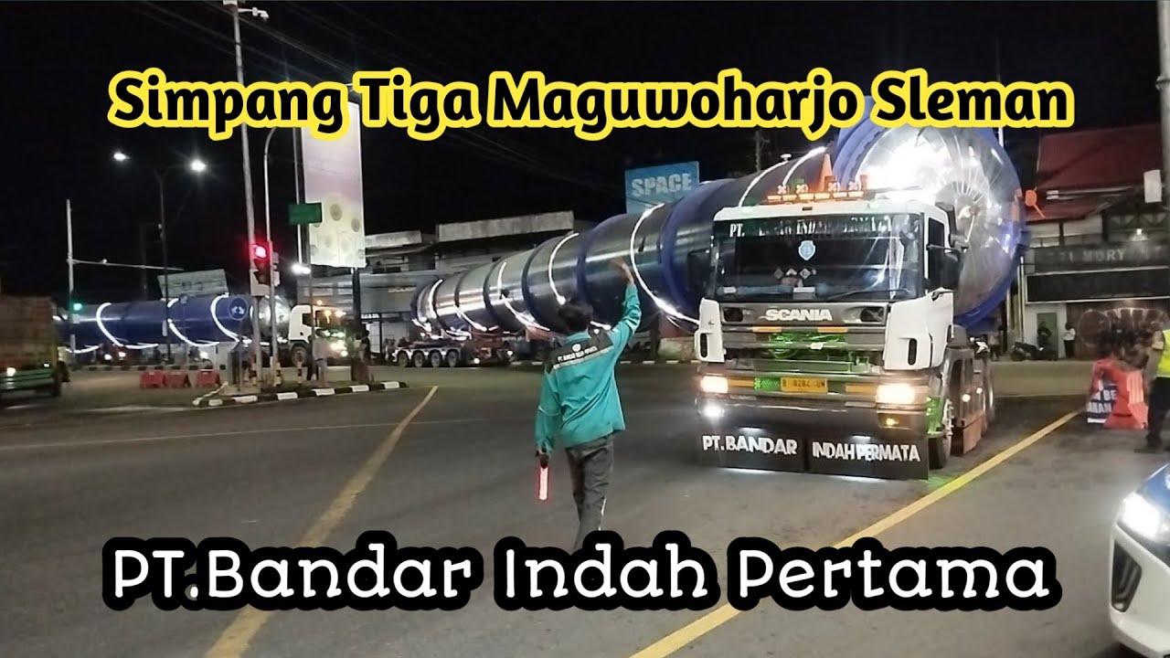 🔴Kloter Terakhir‼️Rombongan Trailer Scania Muatan Tabung Raksasa Melewati Yogyakarta #scania #truck