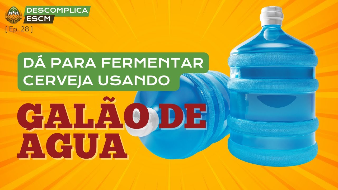 Posso usar galão de água para fermentar cerveja? | Descomplica ESCM [Ep. 28]