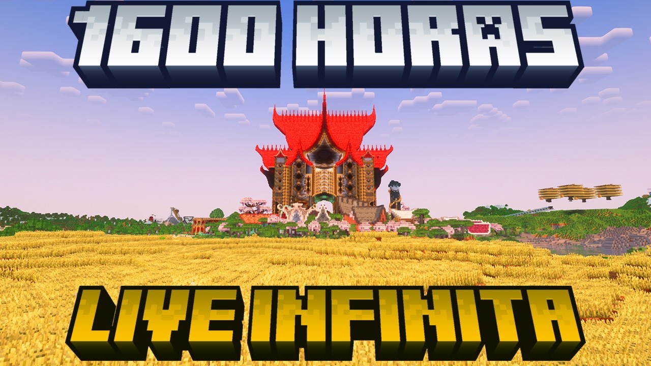 MINECRAFT AO VIVO - LIVE INFINITA!!! 1200 HORAS DE LIVE! DESDE 2025 #minecraft #pix
