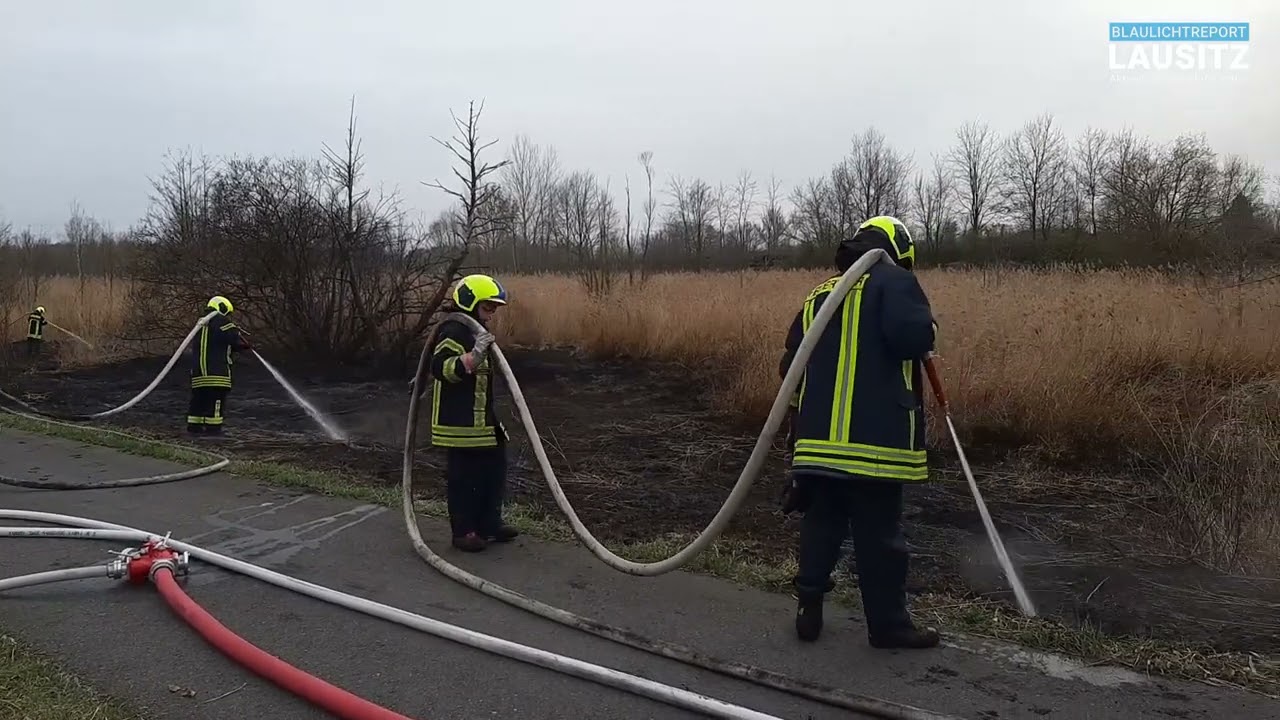 Spremberg:Mehrere Brandstellen in Trattendorf