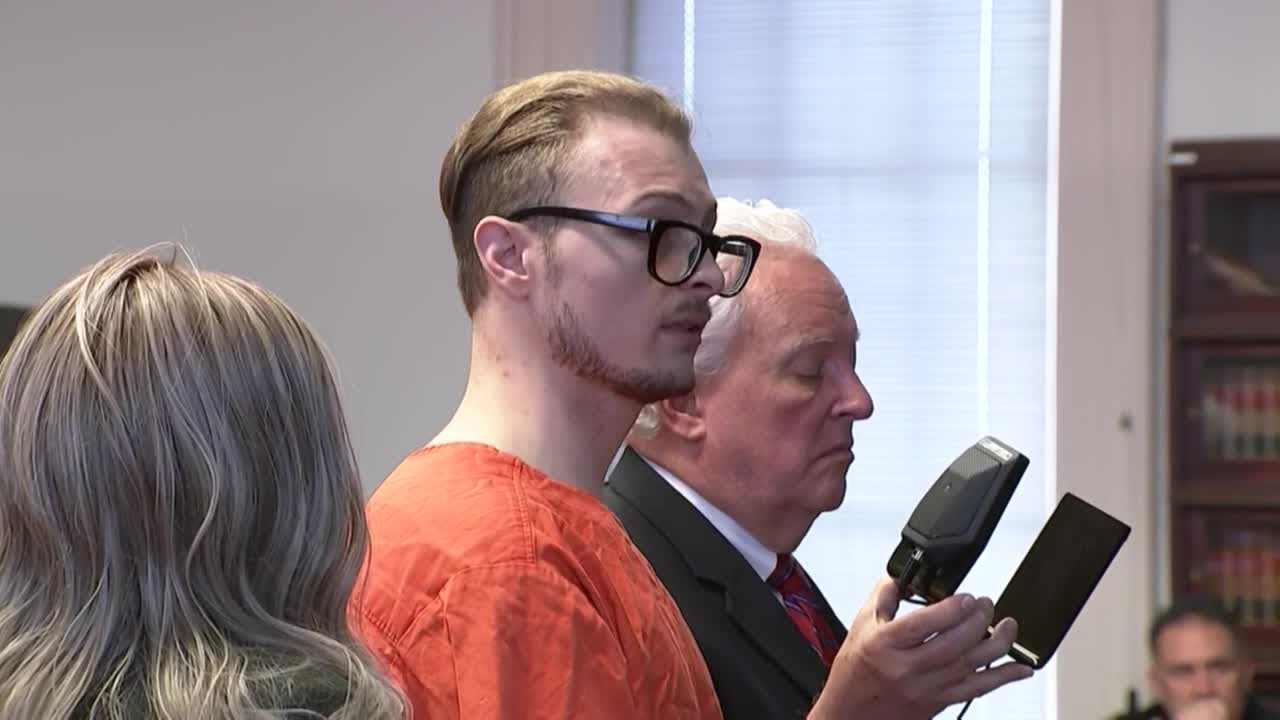 Jake Wagner speaks in court during his sentencing for Pike County murders