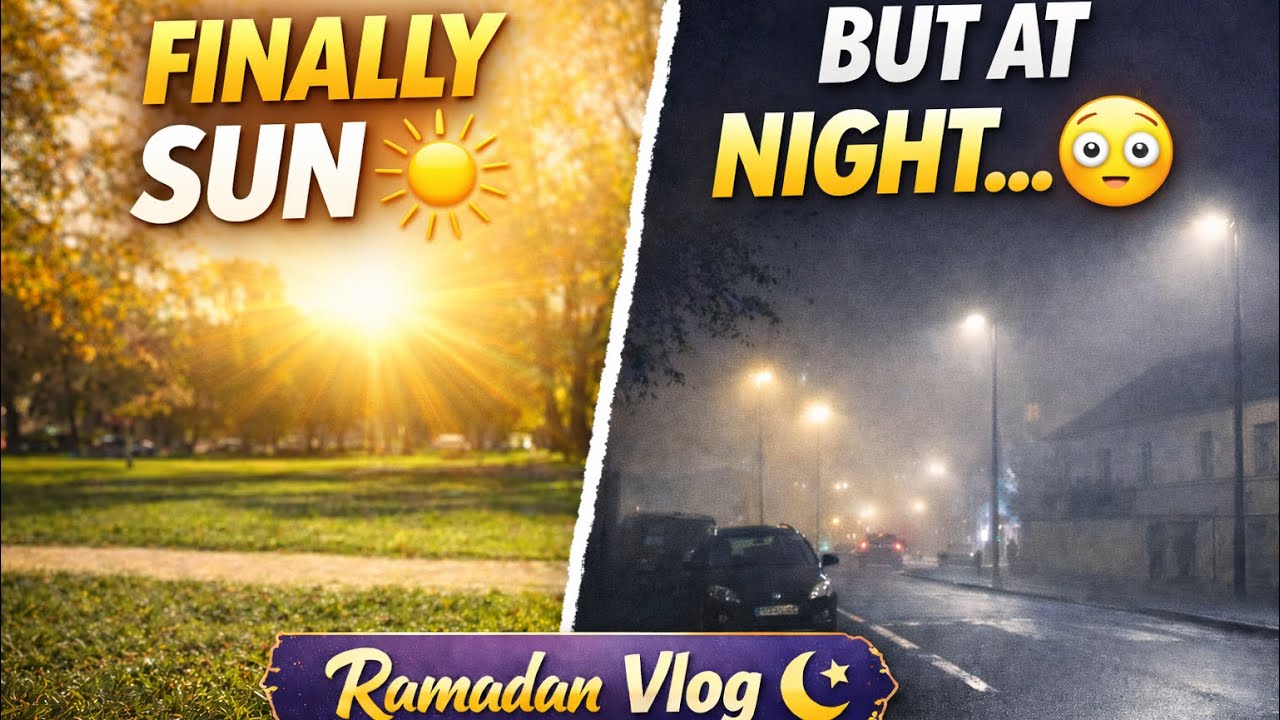 After MONTHS of No Sun… This Happened at Night 😳 | Ramadan in France 🇫🇷