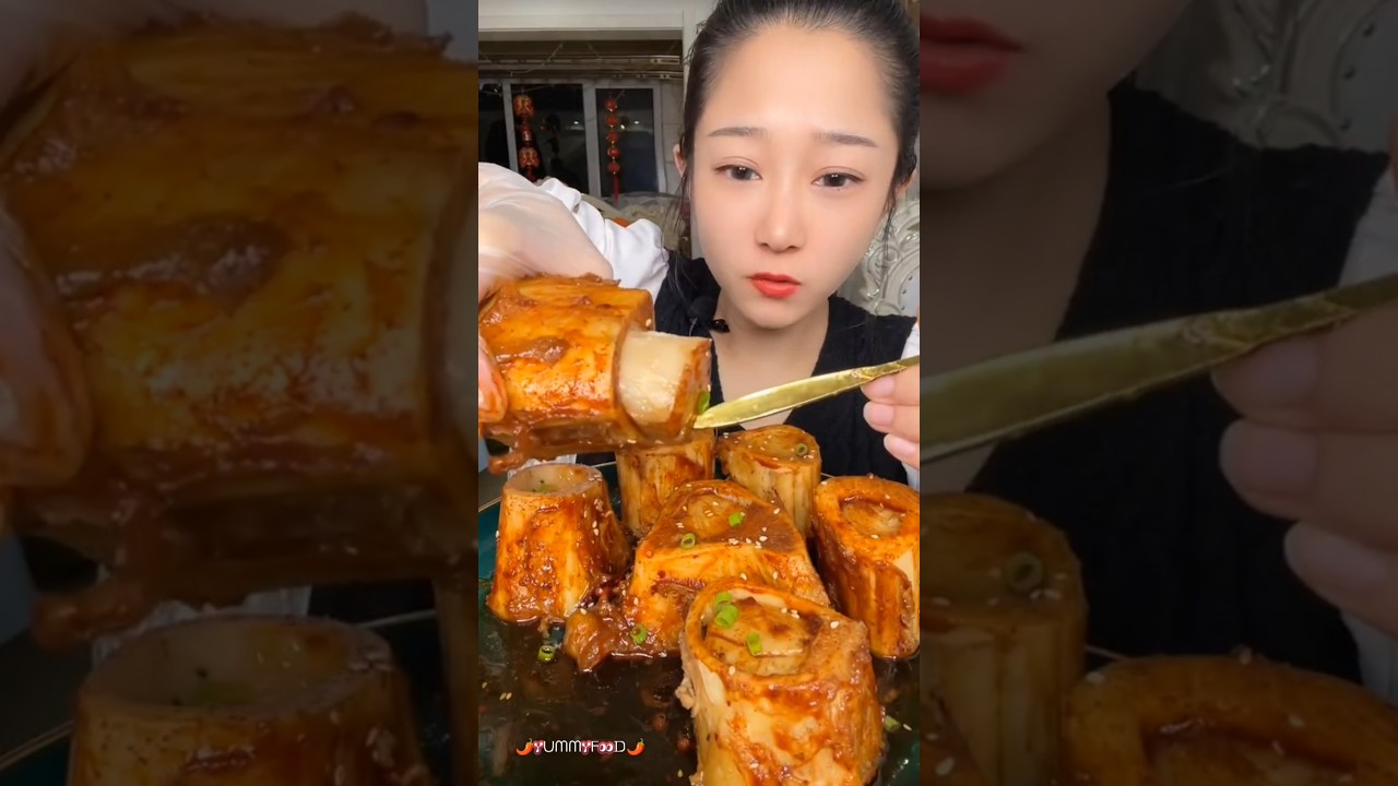 &ldquo;🔥 Today we&rsquo;re eating the spiciest beef bone marrow 🌶️ | Join us for the challenge! #asmr #mukbang