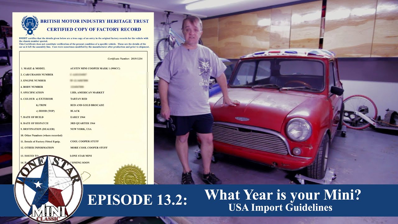 Episode 13.2: Mini Import Guidelines