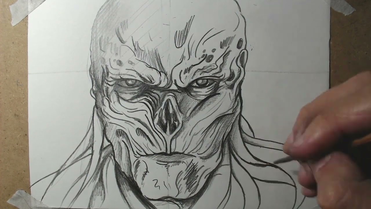Como desenhar o Vecna passo a passo