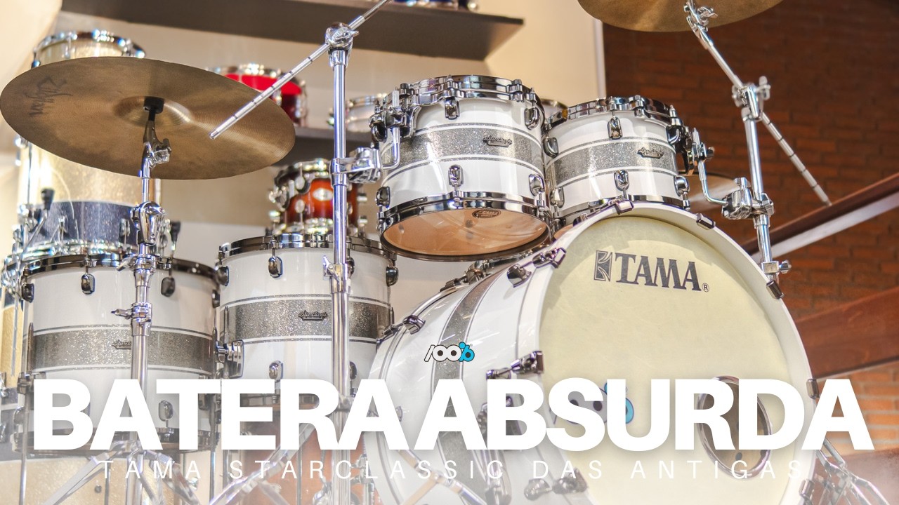 Uma Tama Starclassic All Maple das antigas acabe de pousar no Andar do Sonhos!  