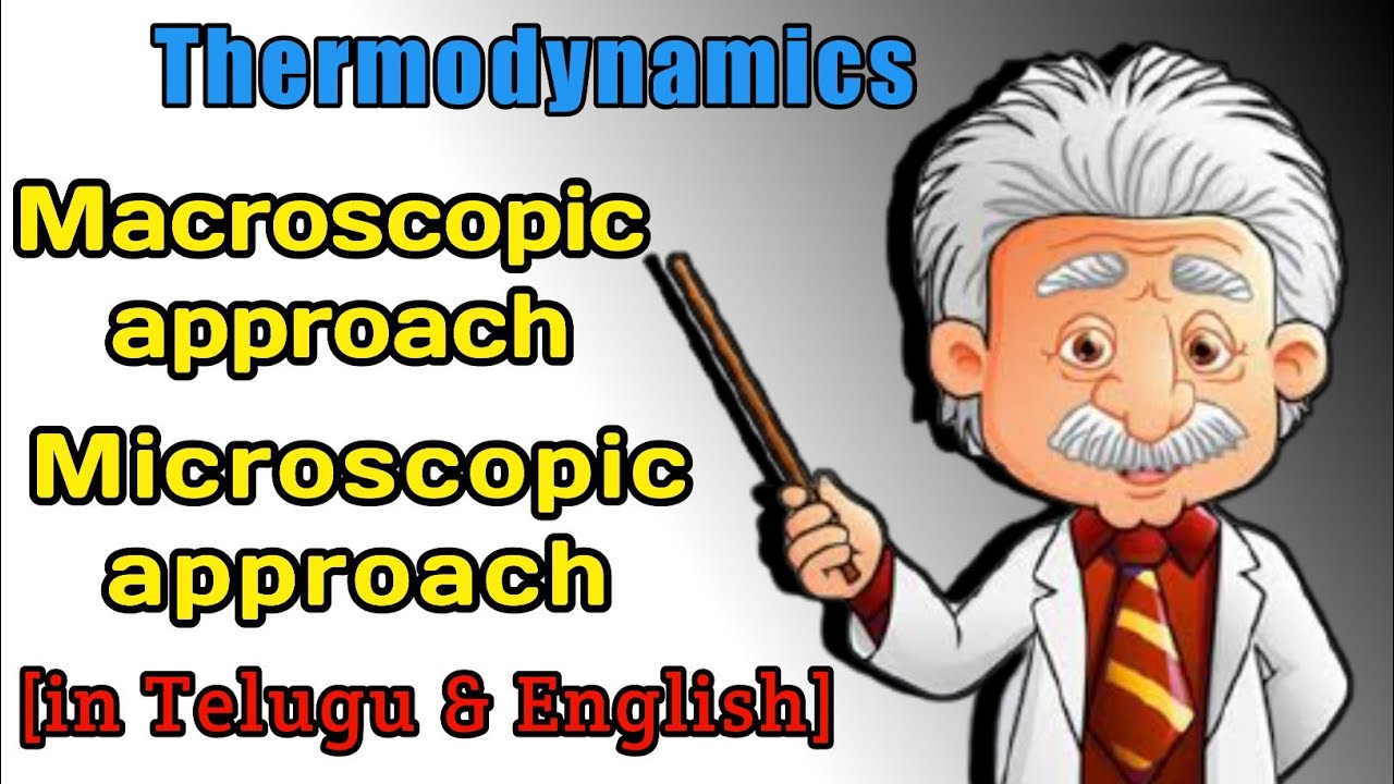 Difference of macroscopic and microscopic approach in Telugu & English by Telugu Mech Engineers