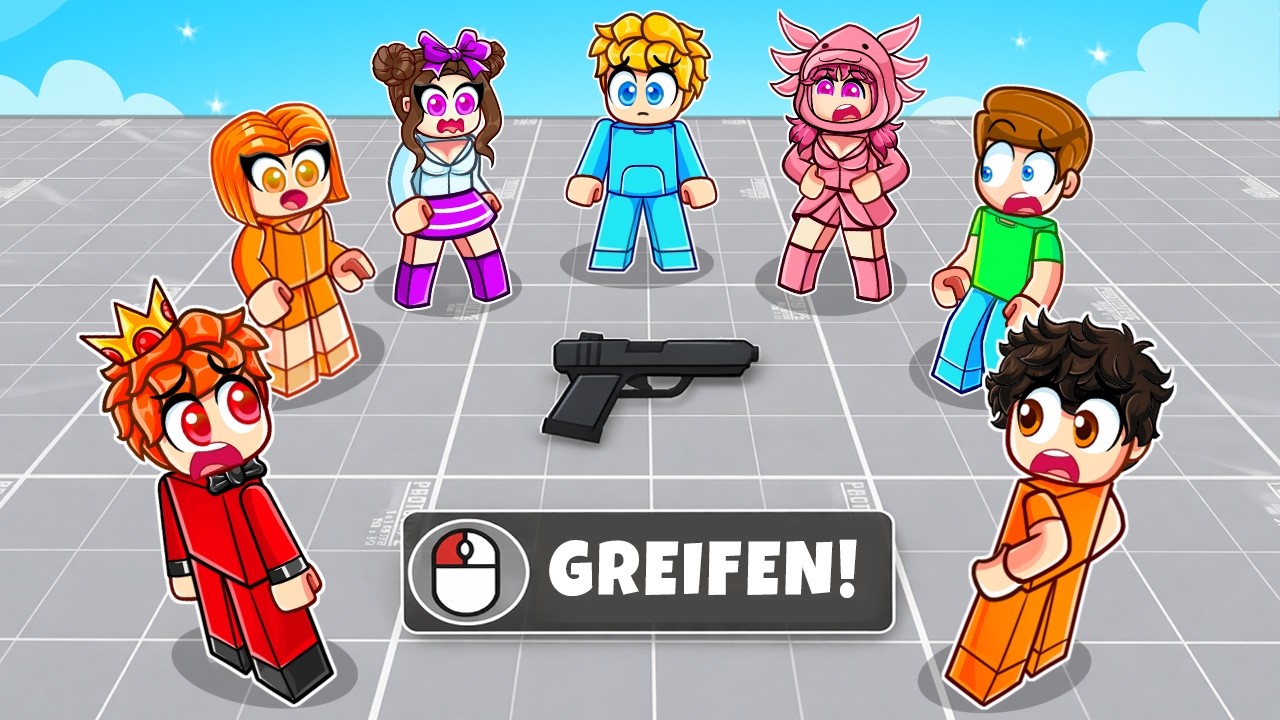 Der ERSTE der die WAFFE kriegt GEWINNT in Roblox!
