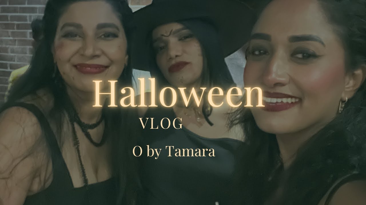 Girl Gang Halloween Celebration | Costume Ideas + Party Vlog 🖤✨
