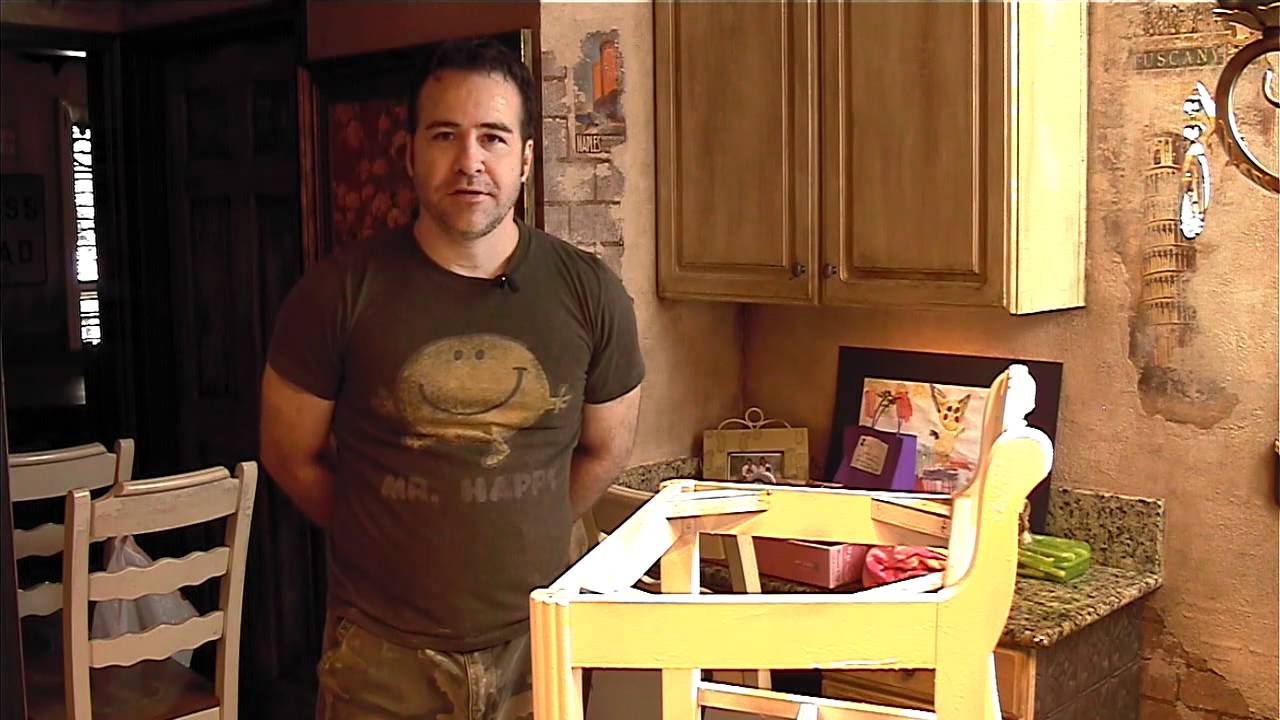 How to paint a shabby chic technique