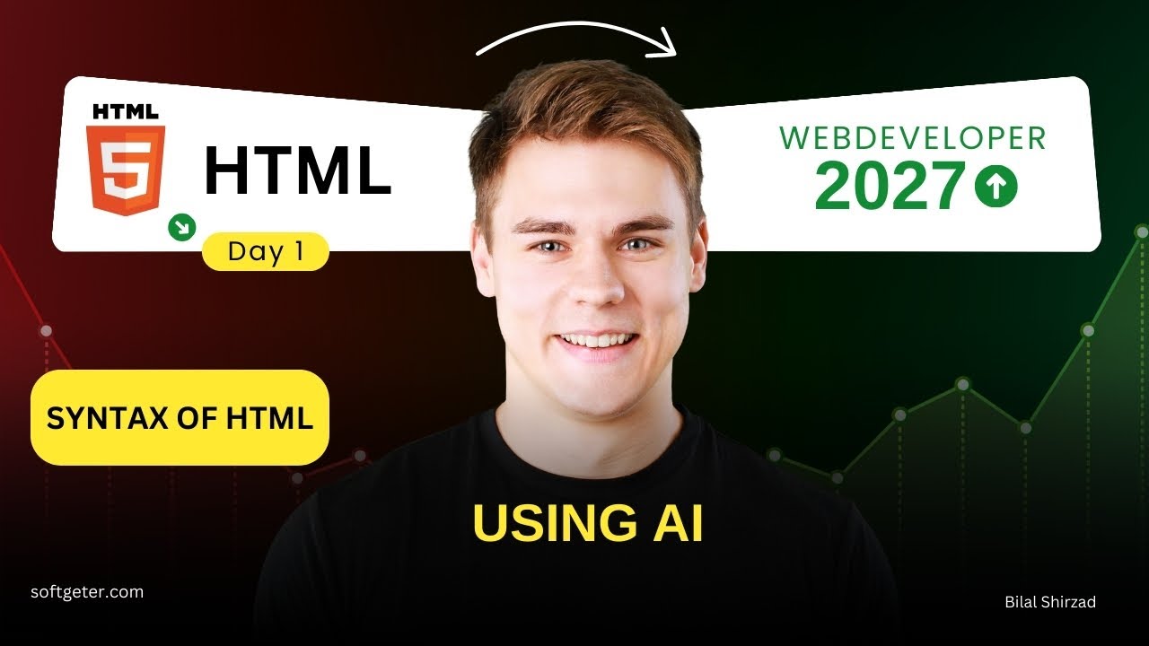 Syntax, Root Element, Headings | Learn HTML in 2027 using AI - Tutorial #1