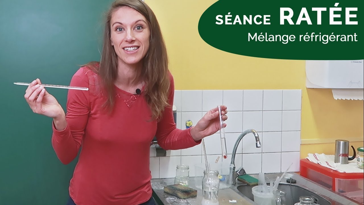 SÉANCE DE SCIENCES RATÉE - MÉLANGE RÉFRIGÉRANT [VLOG 30]