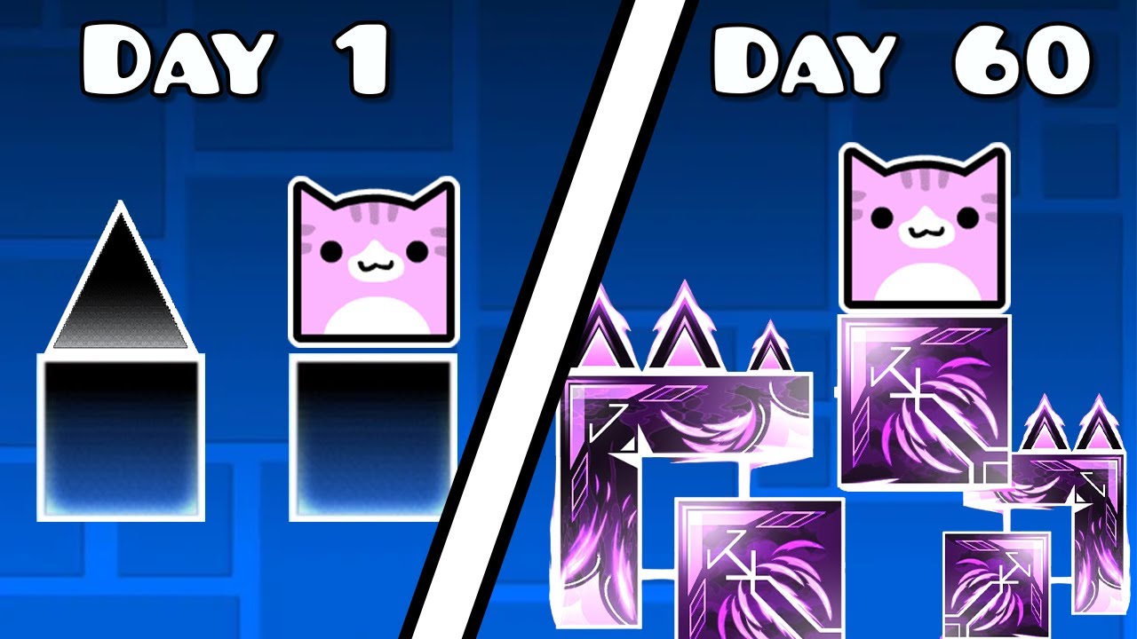 I Spent 60 Days In The Geometry Dash Editor With No Experience (Part 2)