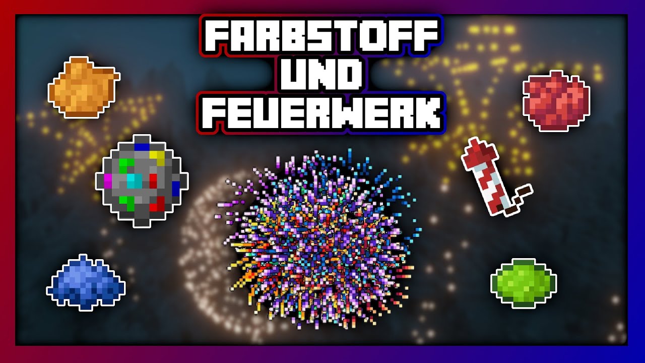 ULTIMATIVES Minecraft 1.20 Farbstoff & Feuerwerk Tutorial!