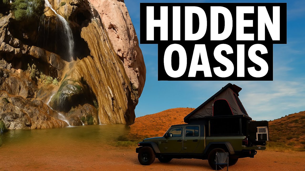 I Found a Waterfall in The Middle of the Desert