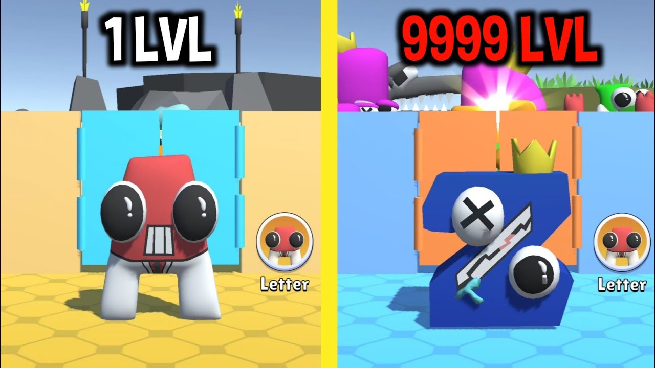 MAX LEVEL in Alphabet Lord - Room Maze Game