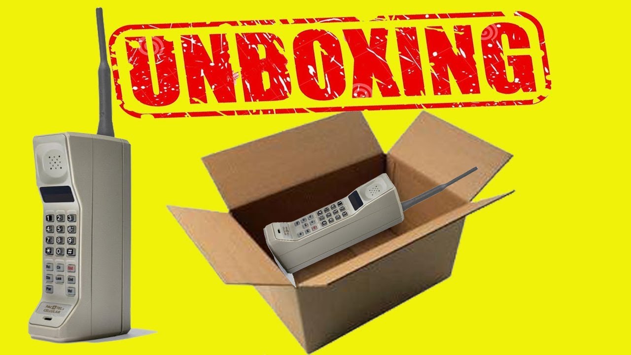 Unboxing del primer celular que salio al mercado