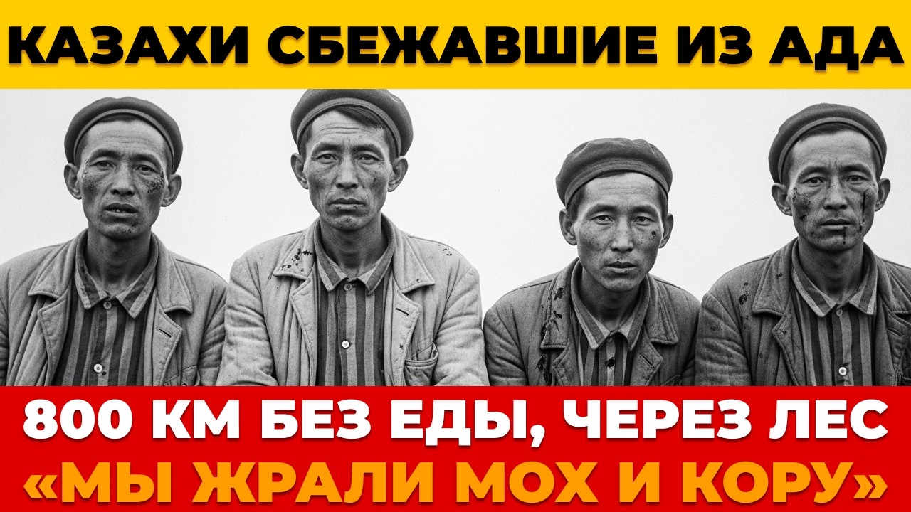 КАЗАХИ БЕЖАЛИ 800 КМ БЕЗ ЕДЫ ЧЕРЕЗ ТАЙГУ. ИСТОРИЯ ПОБЕГА, О КОТОРОЙ ПРИНЯТО МОЛЧАТЬ...
