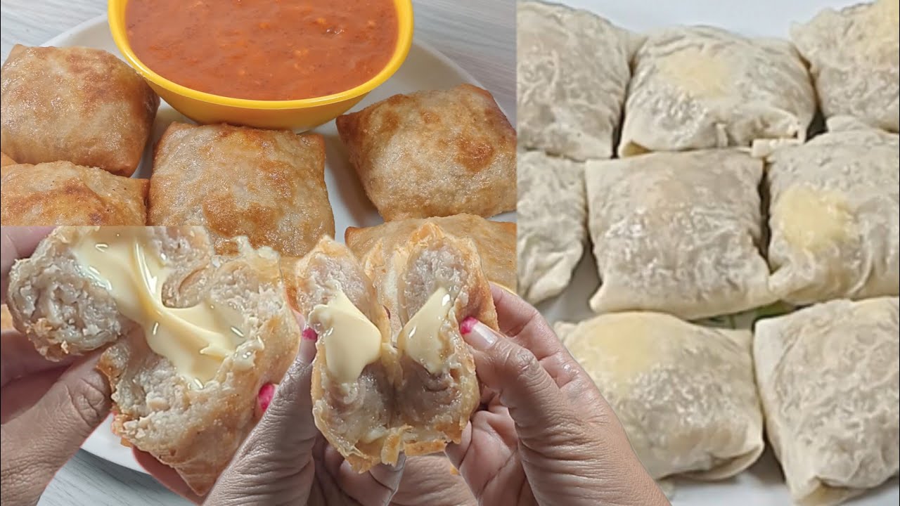 RESEP VIRAL DIMSUM GORENG KEJU LUMER || Gemoy, Lembut Lumer di Mulut
