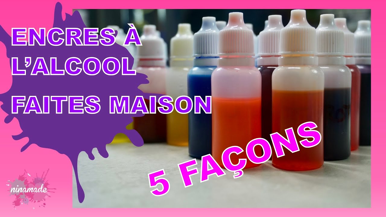DIY. 5 Idées Incroyables d’ Encres à l’Alcool Faites Maison // Amazing Homemade Alcohol Inks