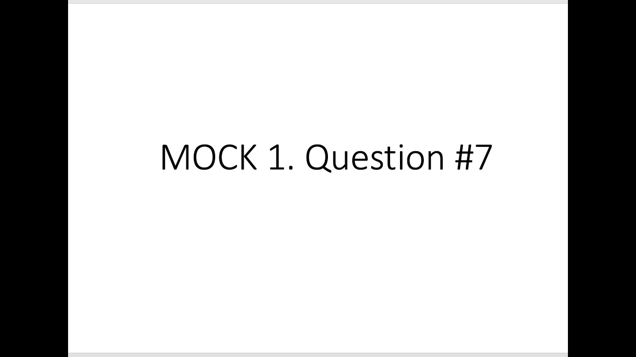 MOCK exam 1  Question #7 Nucleophilic substitution/ Electrophilic substitution
