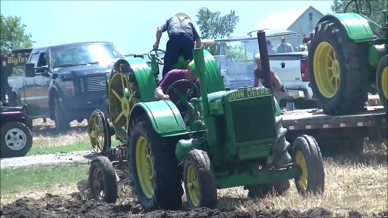 VIDEO FROM THE JOHN DEERE D ONLY PLOW DAY NAPPANEE, INDIANA JULY 23, 2022 CLASSIC GREEN REUNION