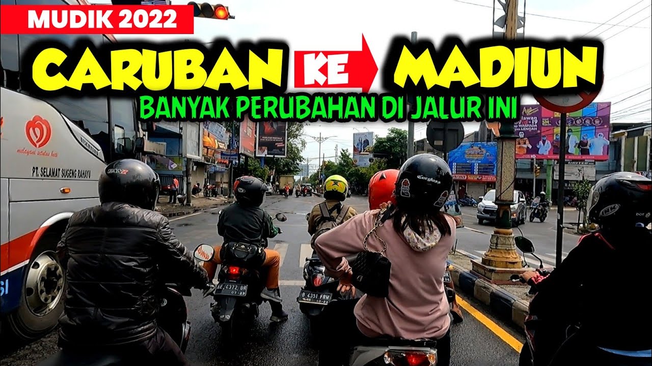 Jalur CARUBAN MENUJU KOTA MADIUN !! Jalan Mulus Dan Lebar Bisa Ngebut...