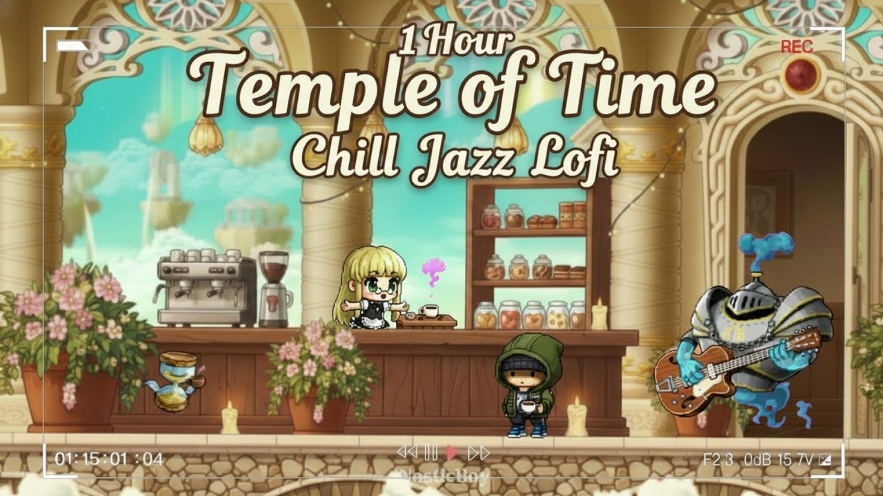 chilling out at temple of time cafe. (1 hour)