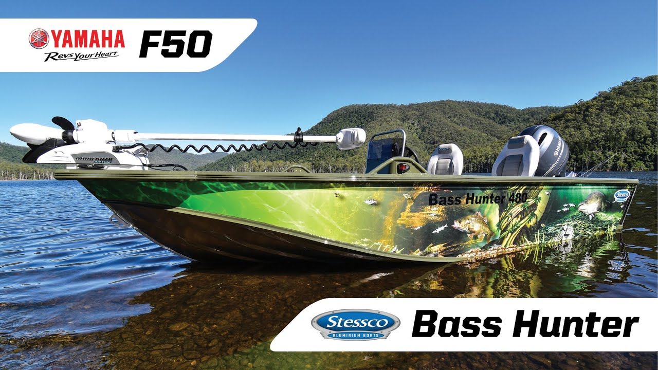 Stessco Bass Hunter 480 Powered By Yamaha F50 Four-Stroke Outboard