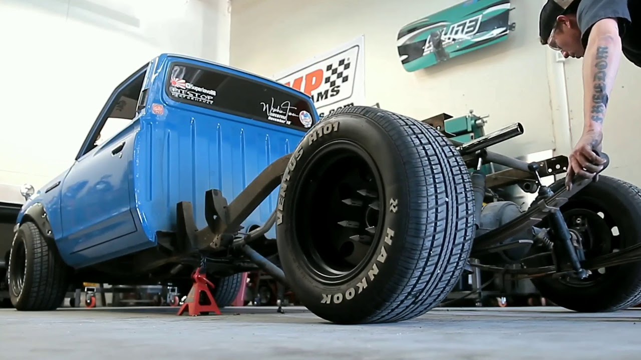 Cutting & Gutting| Episode 5: Datsun 620 Coilover + Brake conversion