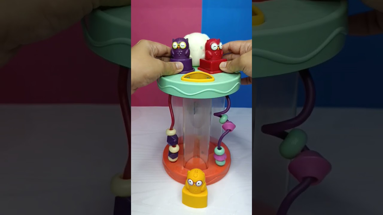 cool 3 owl shape sorter fun sound effect