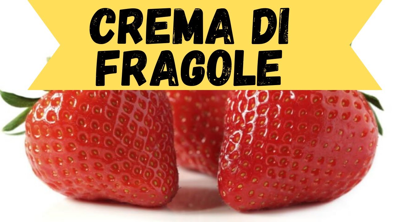 CREMA DI FRAGOLE AL CUCCHIAIO,IDEALE PER FARCIRE DOLCI