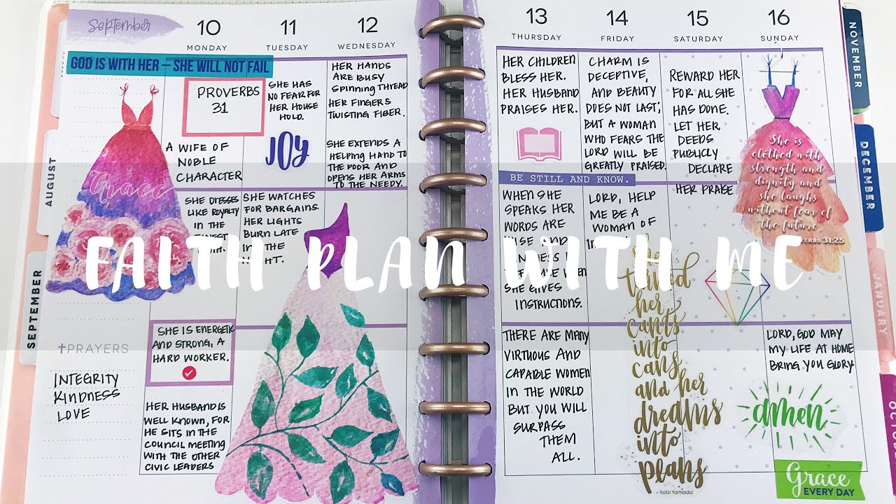 Faith Plan With Me | Proverbs 31 | Happy Planner Classic