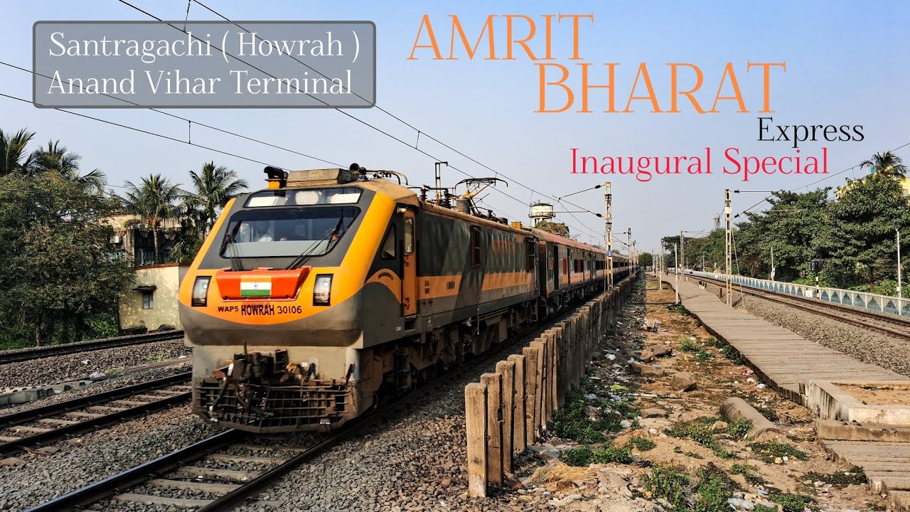 First Howrah Division Amrit Bharat Express | 03065 Santragachi ( HWH ) ANVT Inaugural Run 🧡🔥