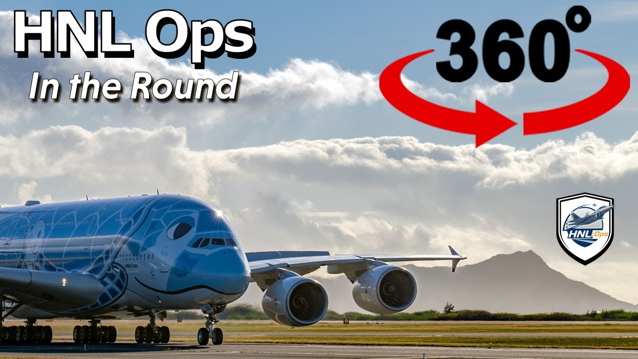 Live 360° Camera at HNL Airport (Reverse Ops Companion Stream) Jan 23 2026