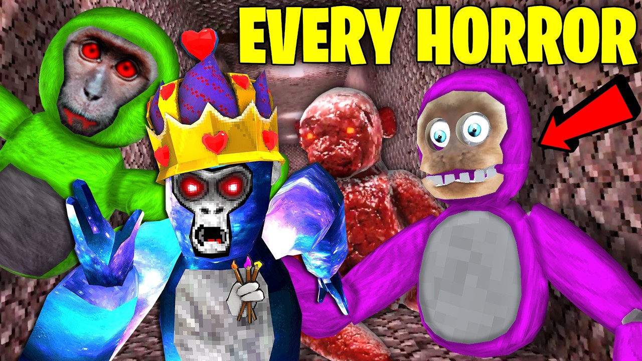 I Escaped Every Gorilla Tag HORROR Game