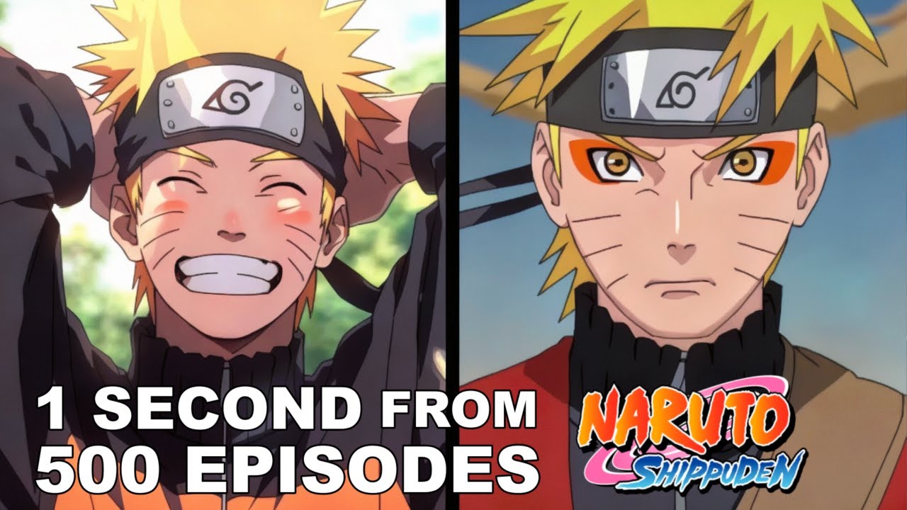 1 Second from 500 Episodes of Naruto Shippuden